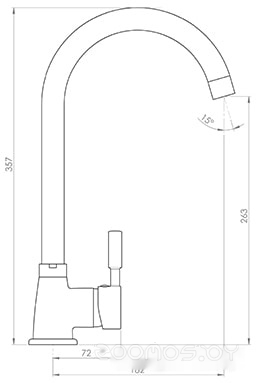 Смеситель Inan Yakut M1104, фото 2