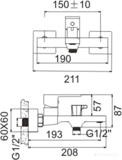 Смеситель Belz B60613-3, фото 1