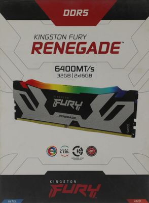 Оперативная память Kingston FURY Renegade RGB 2x16ГБ DDR5 6400МГц KF564C32RSAK2-32, фото 7