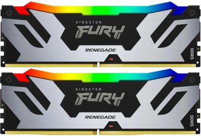 Оперативная память Kingston FURY Renegade RGB 2x16ГБ DDR5 6400МГц KF564C32RSAK2-32, фото 1