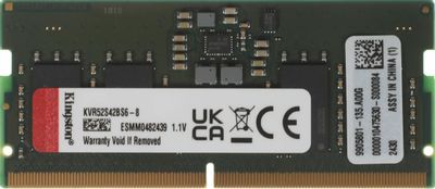 Оперативная память Kingston 8ГБ DDR5 SODIMM 5200 МГц KVR52S42BS6-8
