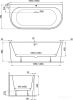 Ванна Polimat Sola 160x75 (пристенная, белый)
