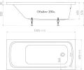 Ванна Triton Стандарт 160x70 (с каркасом, экраном и сифоном)