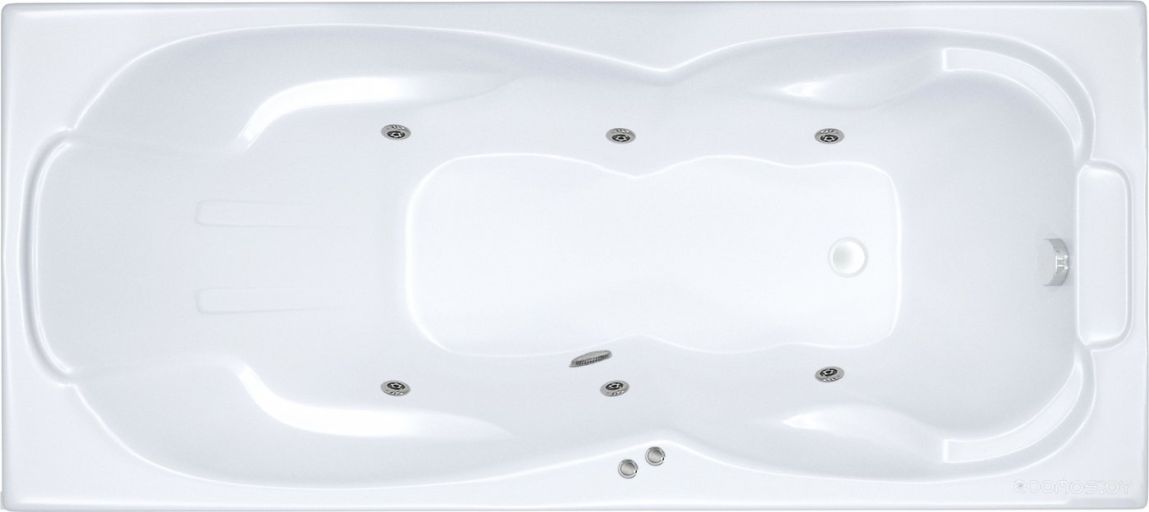 Ванна Triton Цезарь 180x80 Базовая Flat (с гидромассажем)