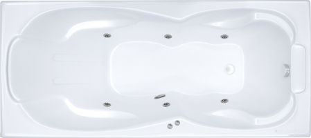 Ванна Triton Цезарь 180x80 Базовая Flat (с гидромассажем)