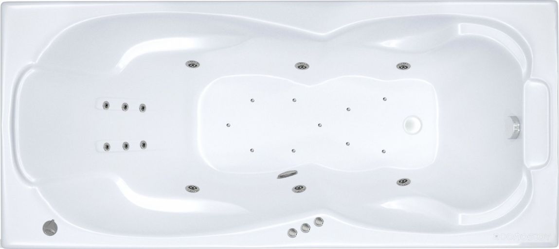 Ванна Triton Цезарь 180x80 Люкс Flat (с гидромассажем)