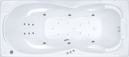 Ванна Triton Цезарь 180x80 Люкс Flat (с гидромассажем)