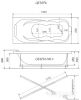 Ванна Triton Цезарь 180x80 Релакс Flat (с гидромассажем)