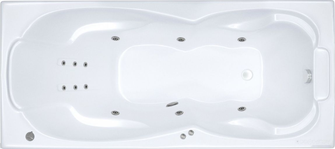 Ванна Triton Цезарь 180x80 Стандарт Flat (с гидромассажем)