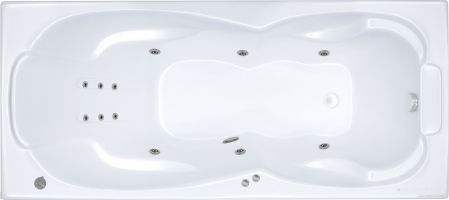 Ванна Triton Цезарь 180x80 Стандарт Flat (с гидромассажем)