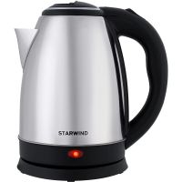 Электрочайник StarWind SKS1771 (серебристый/черный)