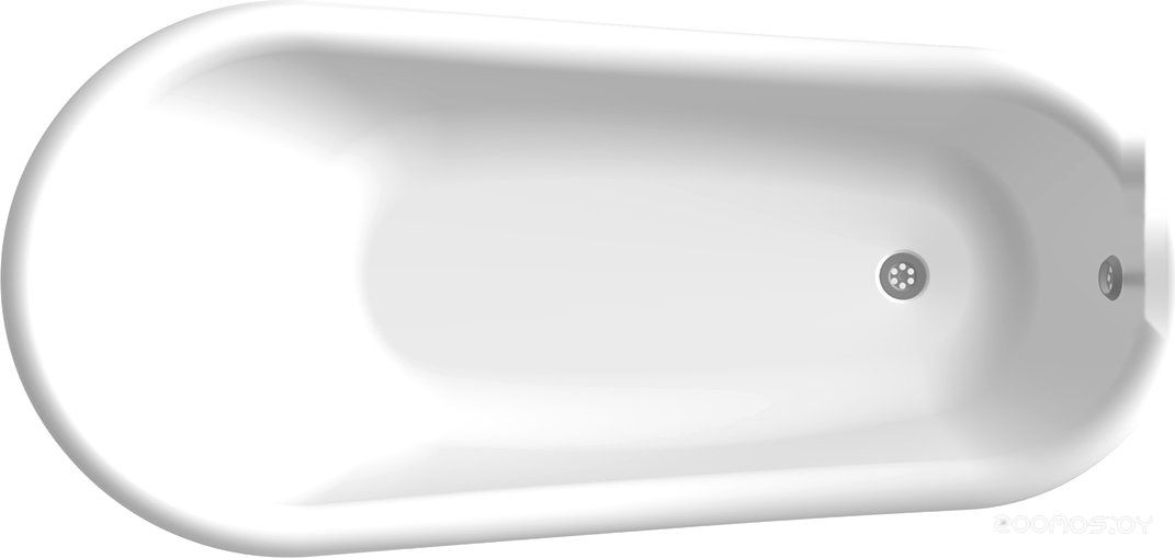 Ванна Belux Ладья ВЛА-1600 (18, белый матовый/Solid Surface)