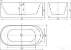 Ванна Ceramica Nova FB04 170x80