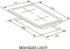 Варочная панель Meferi MGH302IX Light