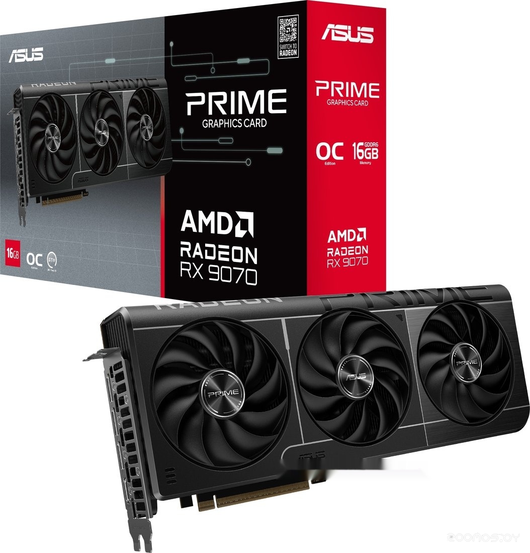 Видеокарта Asus Prime Radeon RX 9070 OC Edition 16GB GDDR6 PRIME-RX9070-O16G, фото 4