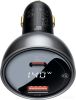 Автомобильное зарядное Baseus Digital Display PD3.1 Dual Fast Charger U+С 140W Set CGZX070001