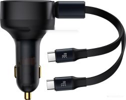 Автомобильное зарядное Baseus Enjoyment Pro 2-in-1 Car Charger C+L 60W C00057802111-02