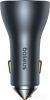 Автомобильное зарядное Baseus Golden Contactor Pro GaN Fast Charging Car Charger U+2C 65W C00035202841-00 (серый)