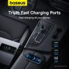 Автомобильное зарядное Baseus Golden Contactor Pro GaN Fast Charging Car Charger U+2C 65W C00035202841-00 (серый)