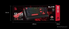 Клавиатура A4Tech Bloody S515R (черный, Bloody BLMS Red)