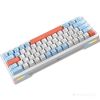 Клавиатура Cyberlynx ZA63 Pro White Blue Orange (TNT Yellow)