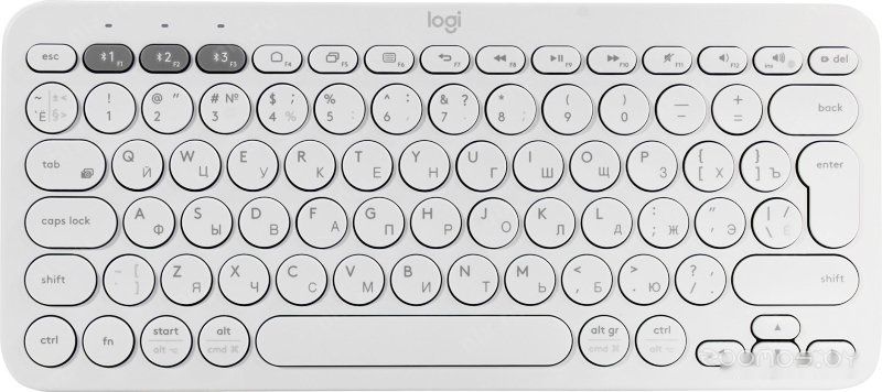 Клавиатура Logitech Multi-Device K380 Bluetooth 920-009163 (белый)