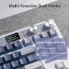 Клавиатура Royal Kludge M87 RGB Ocean Blue (RK Beige)