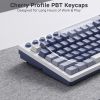 Клавиатура Royal Kludge M87 RGB Ocean Blue (RK Chartreuse)