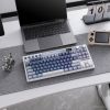Клавиатура Royal Kludge M87 RGB Ocean Blue (RK Cream)
