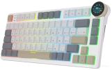 Клавиатура Royal Kludge N80 Pearly Dawn (RK Red)