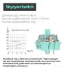 Клавиатура Royal Kludge RK-H81 RGB (белый, RK Brown)