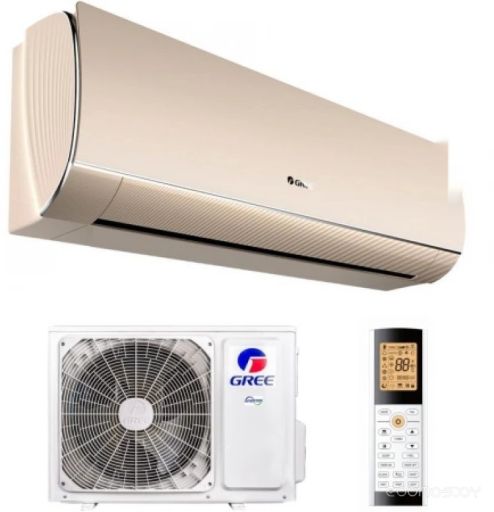 Кондиционер Gree Lyra Inverter R32 GWH18ACD-K6DNA1I (шампань)
