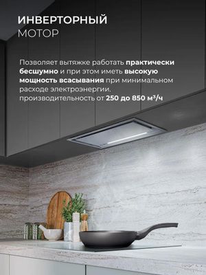 Кухонная вытяжка LEX Hyper 600 GS Inverter GR, фото 6