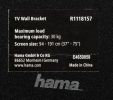 Кронштейн для телевизора HAMA R1 118157 (черный)