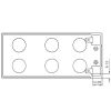Аккумулятор для ИБП Kiper HRL-1234W F2 (12В/9 А·ч)