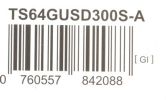 Карта памяти Transcend microSDXC 300S 64GB Class 10 UHS-I U1 (TS64GUSD300S-A)