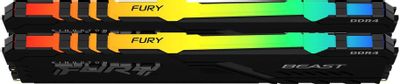 Оперативная память Kingston FURY Beast RGB 2x32ГБ DDR5 5200 МГц KF552C40BBAK2-64, фото 3