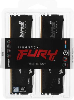 Оперативная память Kingston FURY Beast RGB 2x32ГБ DDR5 5200 МГц KF552C40BBAK2-64, фото 8