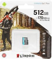 Карта памяти Kingston Canvas Go Plus microSDXC 512GB (SDCG3/512GBSP)