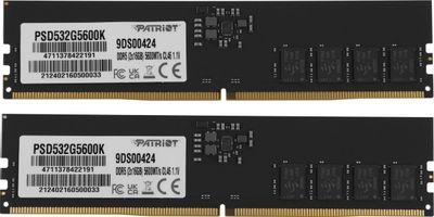 Оперативная память Patriot Signature Line 2x16ГБ DDR5 5600 МГц PSD532G5600K