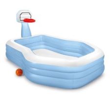 Надувной бассейн INTEX Shootin Hoops 57183 (257х188х130)