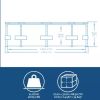Каркасный бассейн Bestway 56408 (305х76)