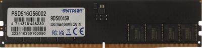 Оперативная память Patriot Signature Line 16ГБ DDR5 5600 МГц PSD516G56002
