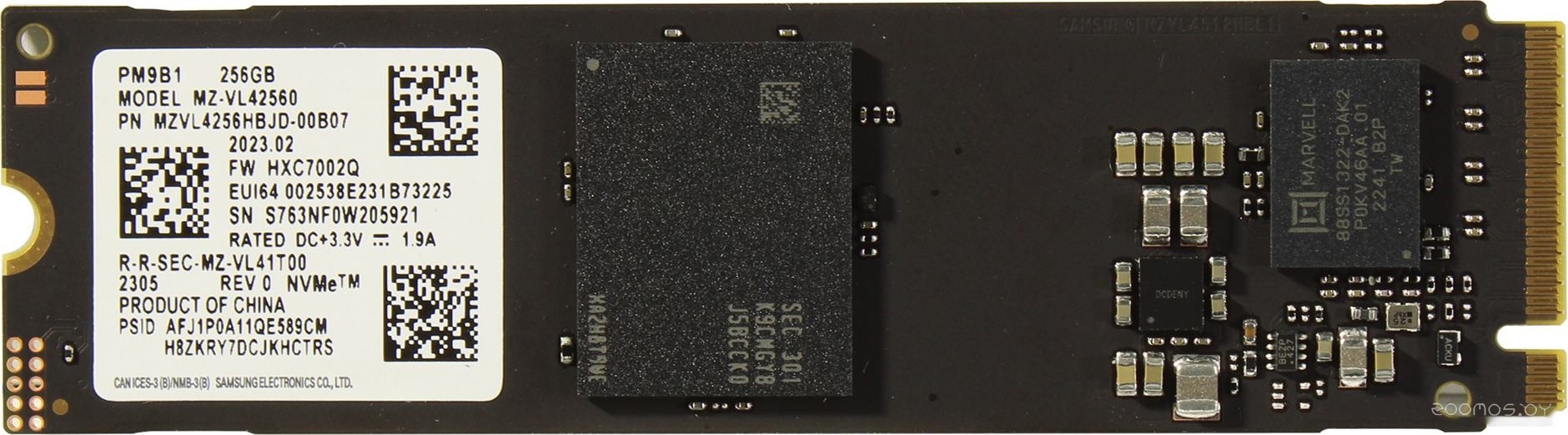 SSD Samsung PM9B1 256GB MZVL4256HBJD-00B07, фото 2