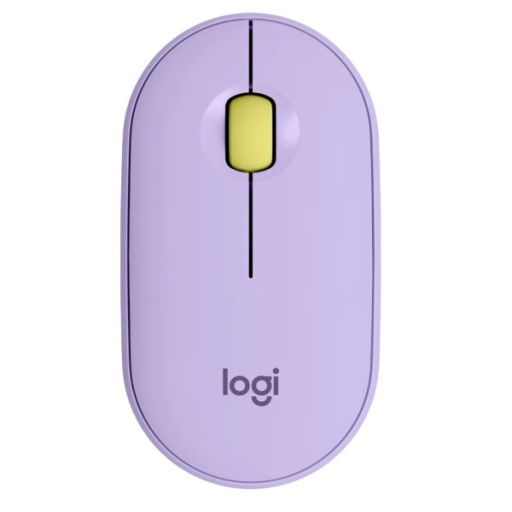 Мышь Logitech M350 Pebble (лавандовый)