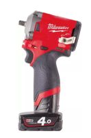Гайковерт Milwaukee M12 FIW38-422X 4933464613 (с 2-мя АКБ, кейс)