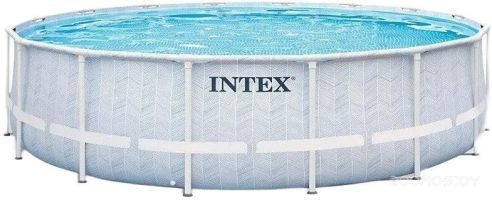 Каркасный бассейн INTEX Prism Frame Chevron 26746 (488х122)