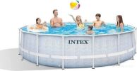 Каркасный бассейн INTEX Prism Frame Chevron 26746 (488х122)