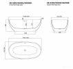 Ванна Grossman GR-2503M Black Classic 170x87