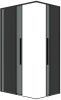 Душевая дверь Grossman Galaxy 90x195 1/2.K33.01.90.21.10 (черный матовый/тонированное стекло)